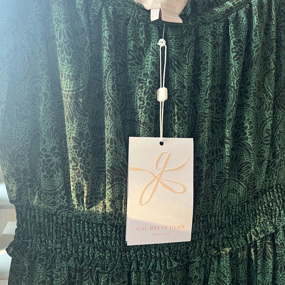 Gal Meets Glam Forest Green Dress